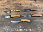 Schmiedekurs Monostahlmesser