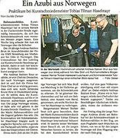 Praktikum in der Kunstschmiede