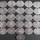 Buchstaben-Anhänger Eisen