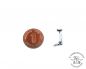 Preview: Miniaturhammer aus Silber mit Silberöse