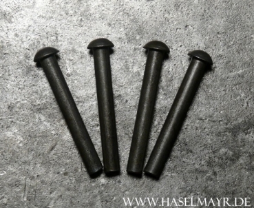 Halbrundnieten Stahl 7x30 mm