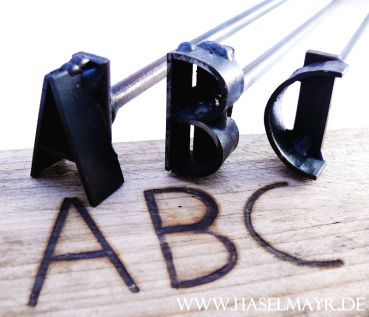 Brandstempel: 1-Buchstabe