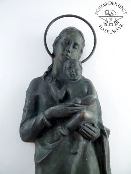 Preview: Madonna Figur Bronzeguß Nr. 1