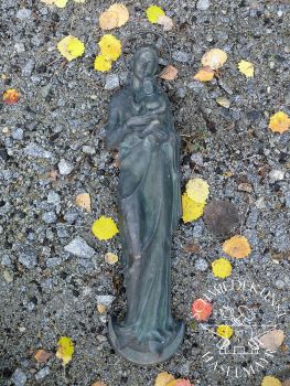 Preview: Madonna Figur Bronzeguß Nr. 1