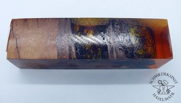 Hybridmaterial Holz stabilisiert + Epoxy Nr. 6