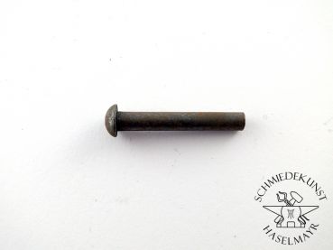 Halbrundnieten Stahl 7x40 mm