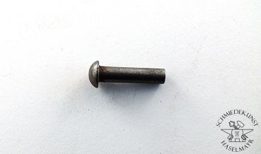 Halbrundnieten Stahl 6x25 mm