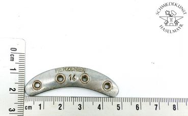 Stoßplatte Herzchen Nr. 14 47x10 mm