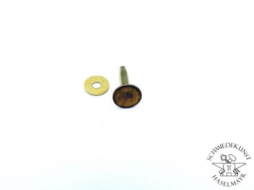 Niete Messing 12x9 mm