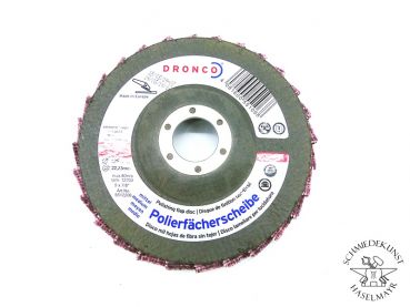 DRONCO® Polierfächerscheibe, 125 mm, mittel