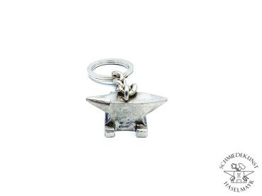 Schlüsselanhänger Miniaturamboss 925 Silber mit Kette