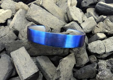Armreif, Titan (maßgefertigt) blau