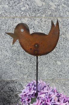 Vogel mit Patina