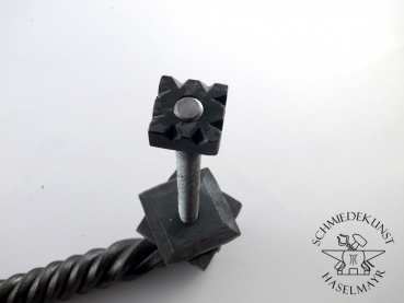 Griff handgeschmiedet mit Muster Nr. 4