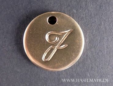 Messing klein: Buchstabe "J"