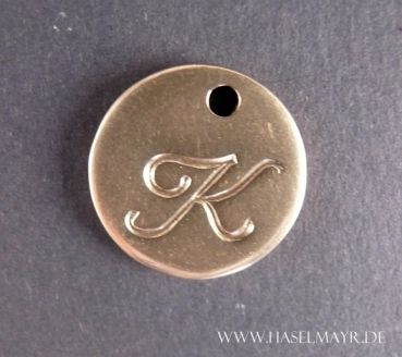 Messing klein: Buchstabe "K"
