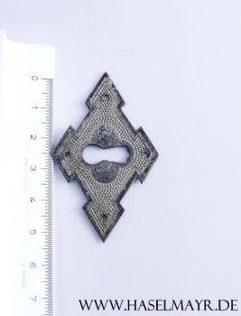 Möbelschild Messing verzinkt Nr. 2