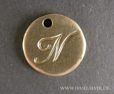 Messing klein: Buchstabe "N"