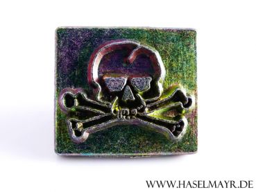 Punzierstempel-Prägestempel Totenkopf klein