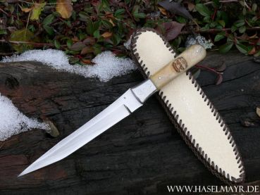 Tanto mit geschnitzem Oki - VERKAUFT! Dieses Messer können wir jederzeit für Sie anfertigen!