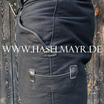 Preview: Zunfthose Zwirndoppelpilot (Englischleder) ohne Schlag: Größe 50