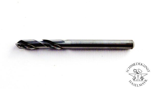 Spiralbohrer aus Vollhartmetall DIN 6539 Typ N Dm 3,1 mm