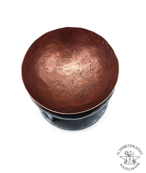 Stövchen, Duftlampe mit Schale aus Kupfer