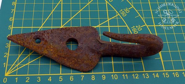 Haken mit Grundplatte Nr. 4