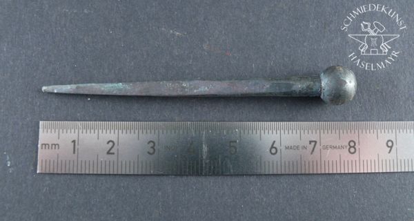 Kugelkopfnagel handgeschmiedet  Dm 10x75 mm