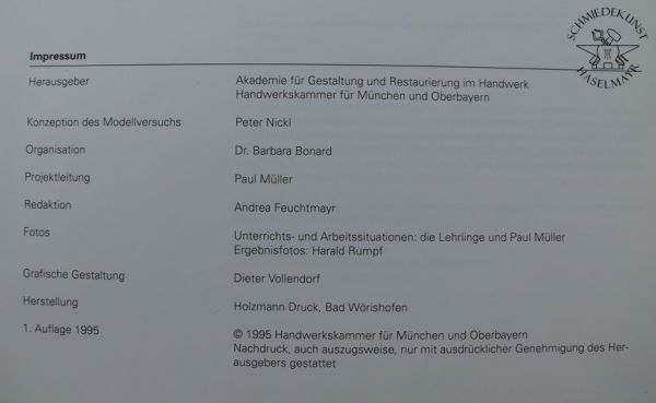 Überbetriebliche Lehrlingsunterweisung im Fachbereich Gestaltung für Auszubildende im Metallbauerhandwerk