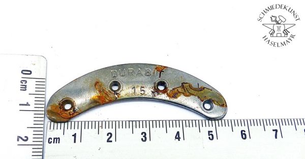 Stoßplatte Durabit Nr. 15 49x10 mm rostig