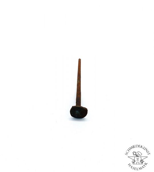 Alter Nagel handgeschmiedet  Kopf-Dm 12 mm / Länge 73 mm