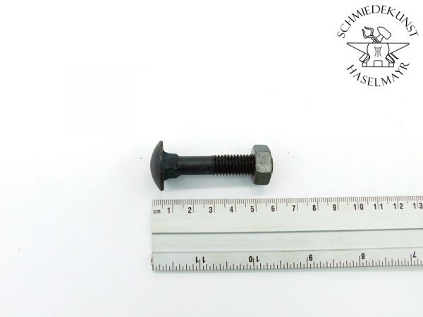 Schloßschraube M10x50  mit Sechskantmutter