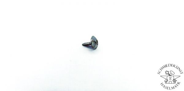 Sohlennagel  2x10 mm mit Kopf 8 mm blanc