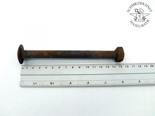 Schloßschraube M12x150  mit Vierkantmutter