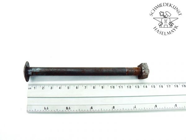 Schloßschraube M10x140  mit Vierkantmutter