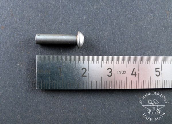 Halbrundnieten Stahl 4x16 mm