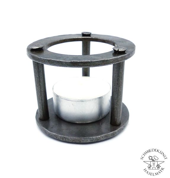 Stövchen, Duftlampe mit Schale aus Messing