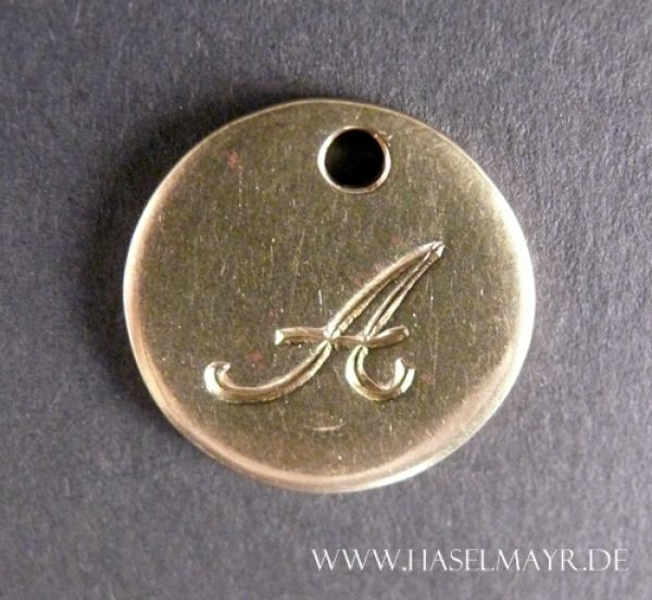 Messing klein: Buchstabe "A"