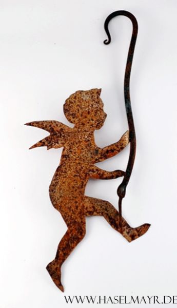 Hänge-Engel mit Rost-Patina