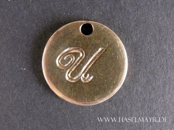 Messing klein: Buchstabe "U"