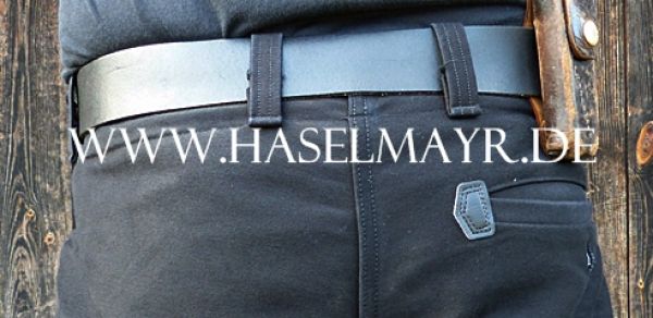 Zunfthose Zwirndoppelpilot (Englischleder) ohne Schlag: Größe 50