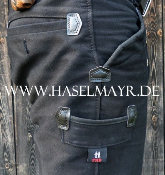 Zunfthose Zwirndoppelpilot (Englischleder) ohne Schlag: Größe 50